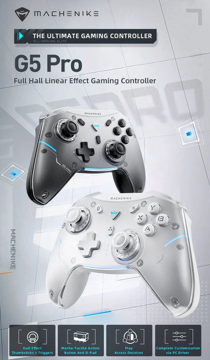 Wireless Gaming Controller with Hall Trigger for Switch and PC - Smarsty