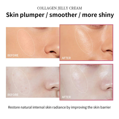 Anti Aging Collagen Face Cream 100ml Niacinamide Moisturizer Hydrating Gel For Tightening Soothing Firmness Skincare