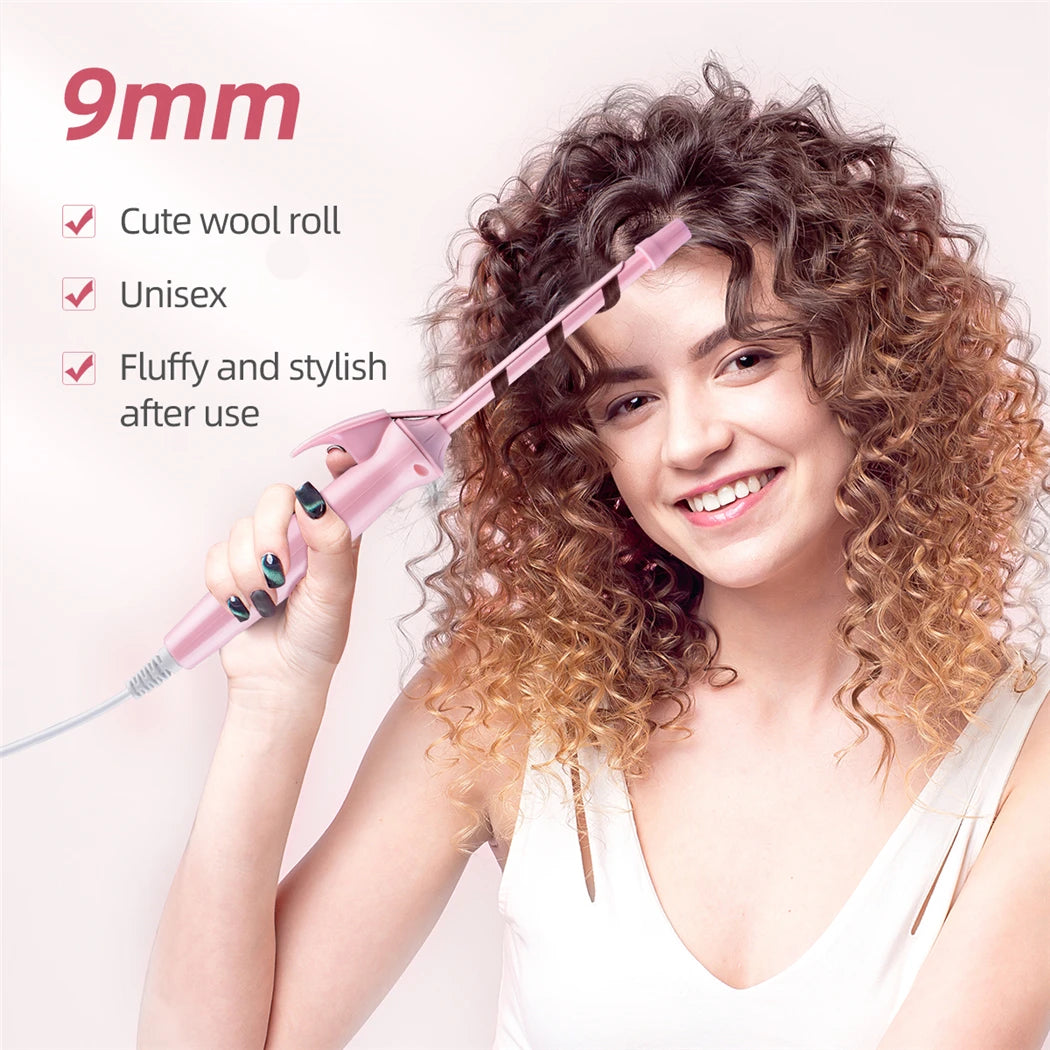 9mm Mini Hair Curling Iron for Professional Curls - Smarsty