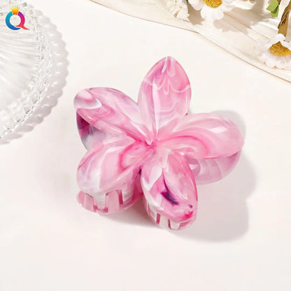 Hawaiian Flower Hair Claw Clips For Thin Hair Lightweight - Smarsty