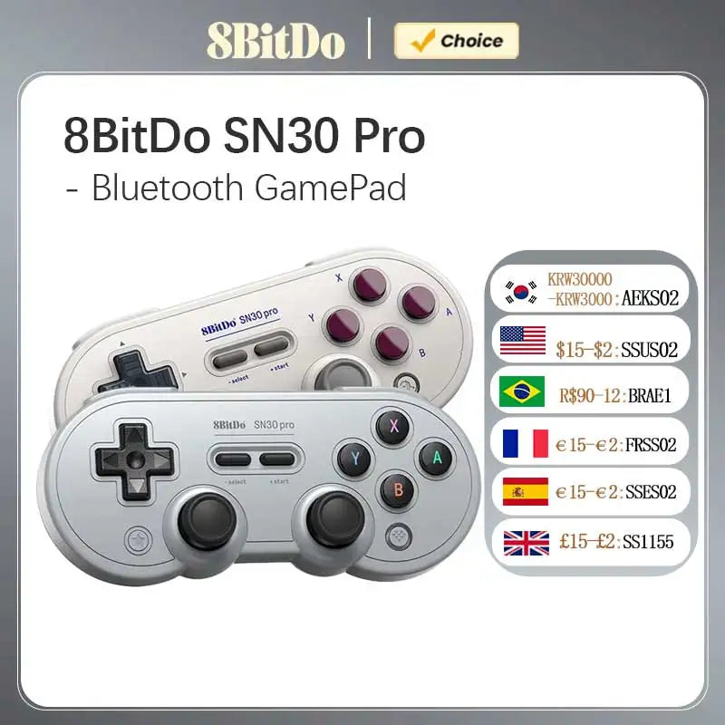 8Bitdo SN30 Pro Bluetooth Gamepad for Nintendo Switch - Smarsty