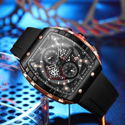 Curren Sports Large Dial Casual Quartz Watch - Smarsty