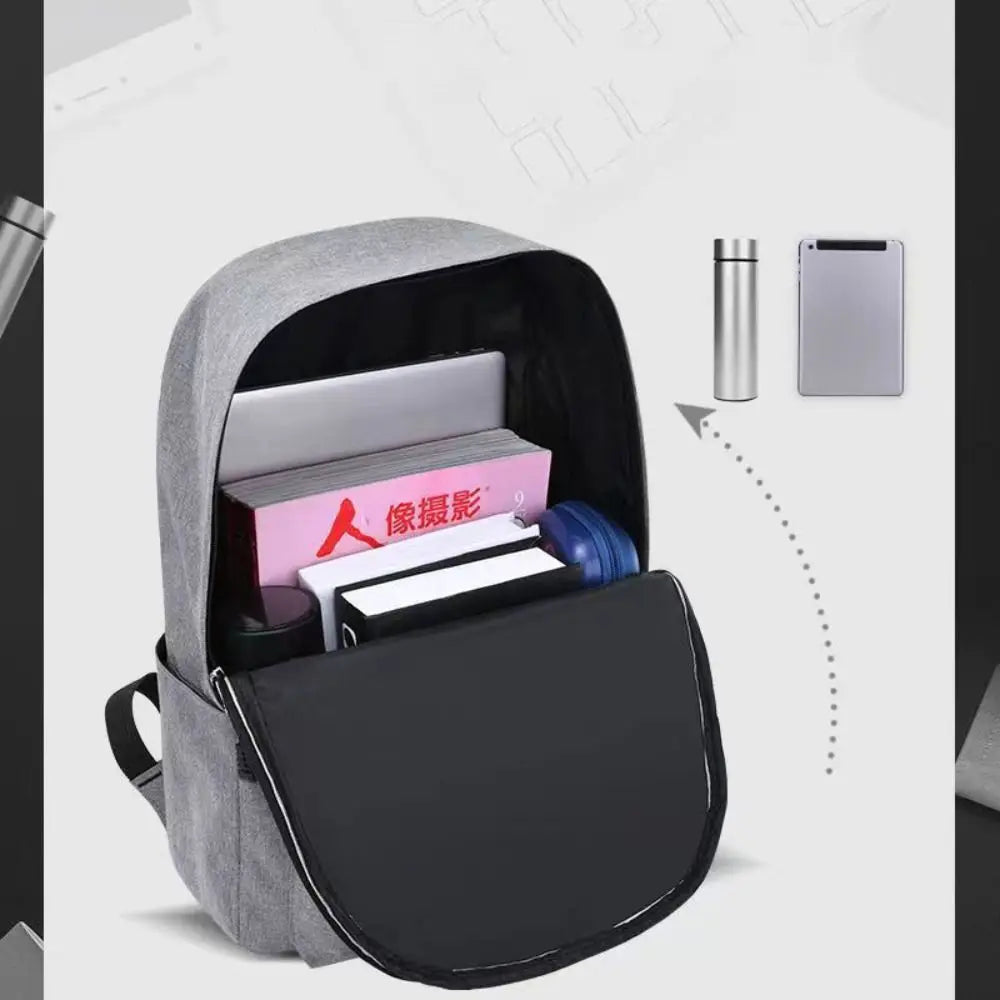 Trendy Men's Minimalist Backpack Versatile Backpack Large Capacity School Student Computer Travel Bag Washable Unisex Backpack - Smarsty
