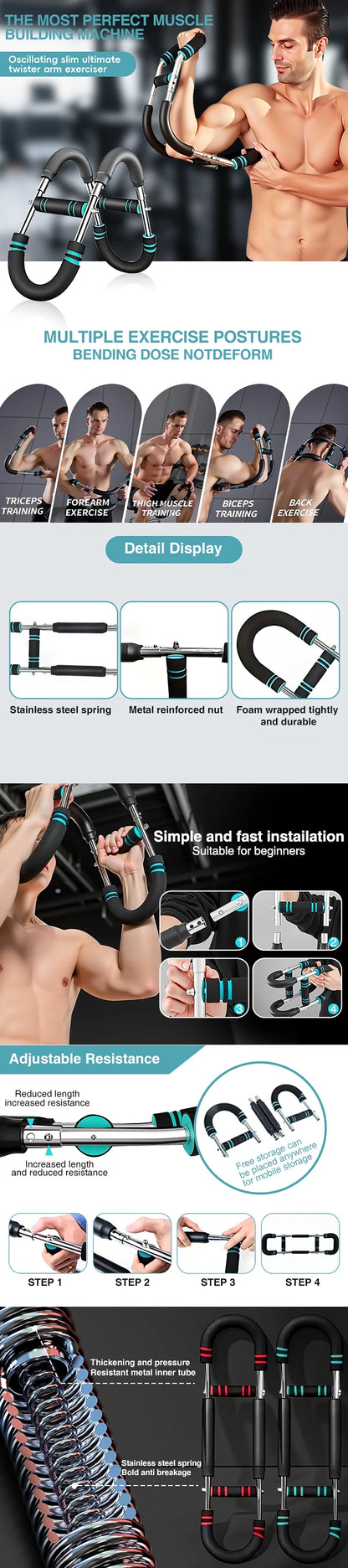 Multi functional resistance adjustment boxing speed arm strength device, flywheel wrist combat fitness boxing speed training
