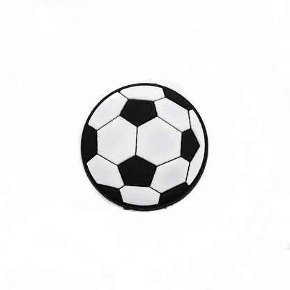 Sprot Soccer Football Shoe Charms Pin for Crocs Accessories Charms Clogs Slides DIY Shoe Decoration Buckle Party Gifts