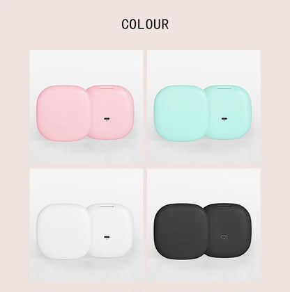 Compact Foldable LED Makeup Mirror With 5x/10x Magnification - Smarsty