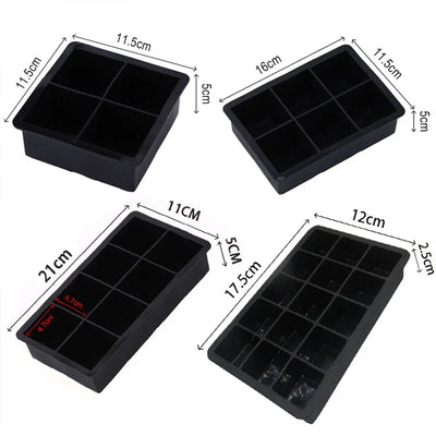 Silicone Ice Cube Molds for Whiskey and Cocktails - Smarsty