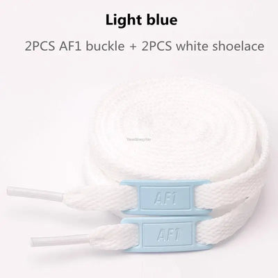 Original AF1 Shoelaces Combination White Flats laces and Shoe Decoration Suit Sneaker Shoelace Air Force one Shoes Accessories - Smarsty