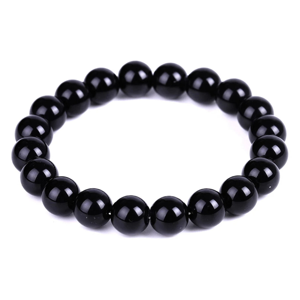 Black Obsidian Bracelet for Blood Circulation and Weight Loss - Smarsty