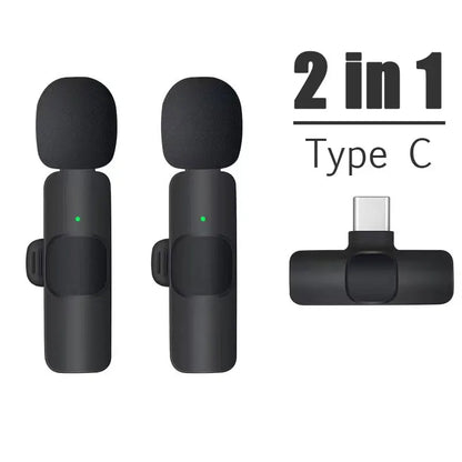 Wireless Lavalier Microphone for iPhone and Android - Smarsty