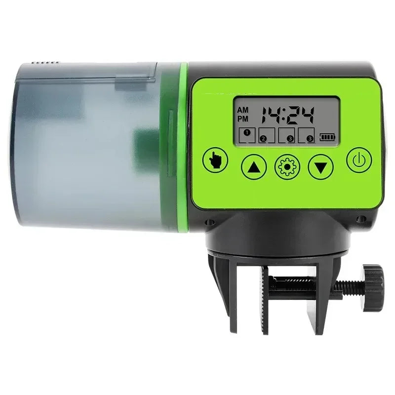 Automatic Fish Tank Feeder with Intelligent Timing Feature - Smarsty