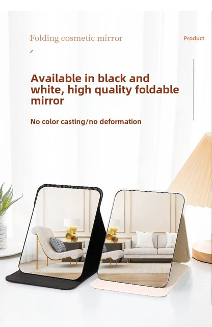 Portable Folding Makeup Mirror with Creative Design - Smarsty