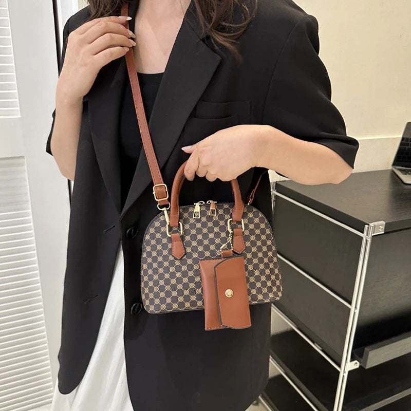 Lux Plaid Crossbody Bag For Women With Compact Mini Purse - Smarsty