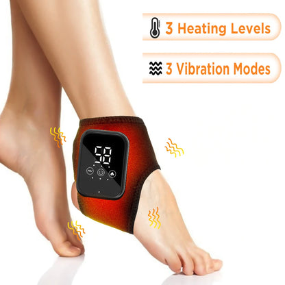 Portable Electric Foot and Hand Massager with Heat and Vibration - Smarsty