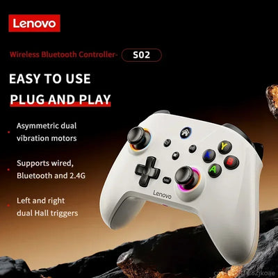 Lenovo S02 Wireless Game Controller with Dual Vibration - Smarsty