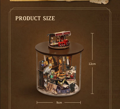 Mini DIY kit for doll house making and assembling room models toys home and bedroom decorations with furniture wooden crafts by Smarsty