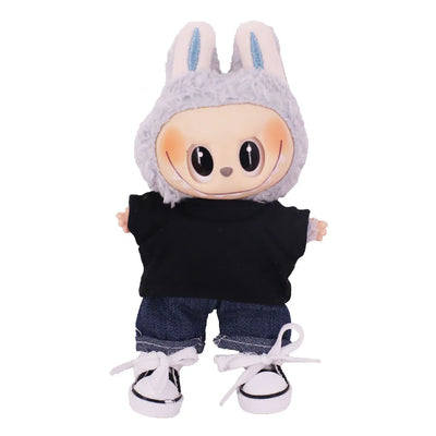 3.8cm Doll Shoes For labubu 17cm Plush Doll Clothes Accessories Girl's Toys ,Christmas Festival Birthday Gift by Smarsty