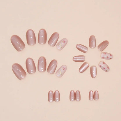 Cute Butterfly Nail Art Set with Detachable Pieces - Smarsty