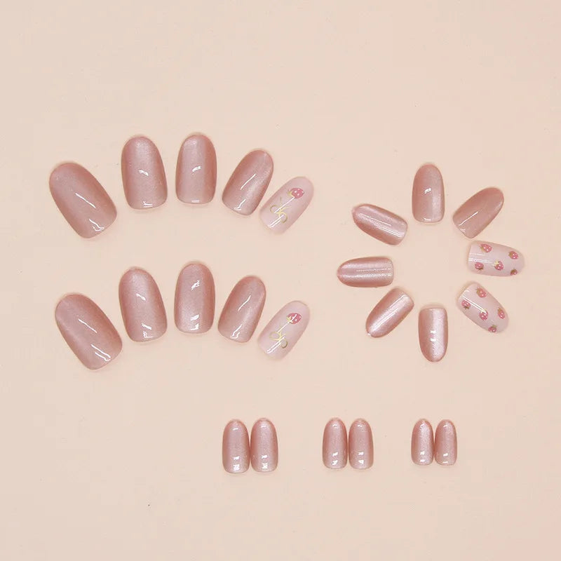 Cute Butterfly Nail Art Set with Detachable Pieces - Smarsty