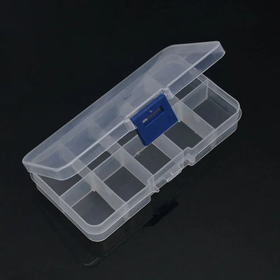 Plastic Storage Box Organizer with Dividers for Jewelry Crafts - Smarsty