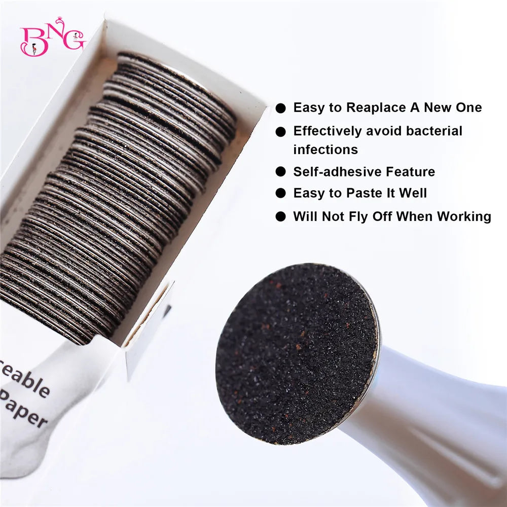 Replaceable Sandpaper Pedicure Discs for Smooth Feet - Smarsty