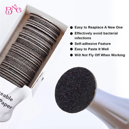 Replaceable Sandpaper Pedicure Discs for Smooth Feet - Smarsty