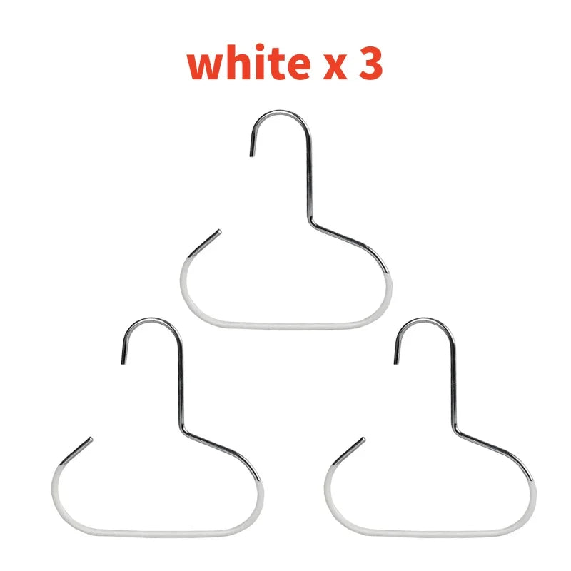 1-5pcs Circle Ring Hat Hanger Non-marking Non-slip Hat Storage Hook Closet Bedroom Saving Space Scarf Towel Tie Hanging Rack by Smarsty