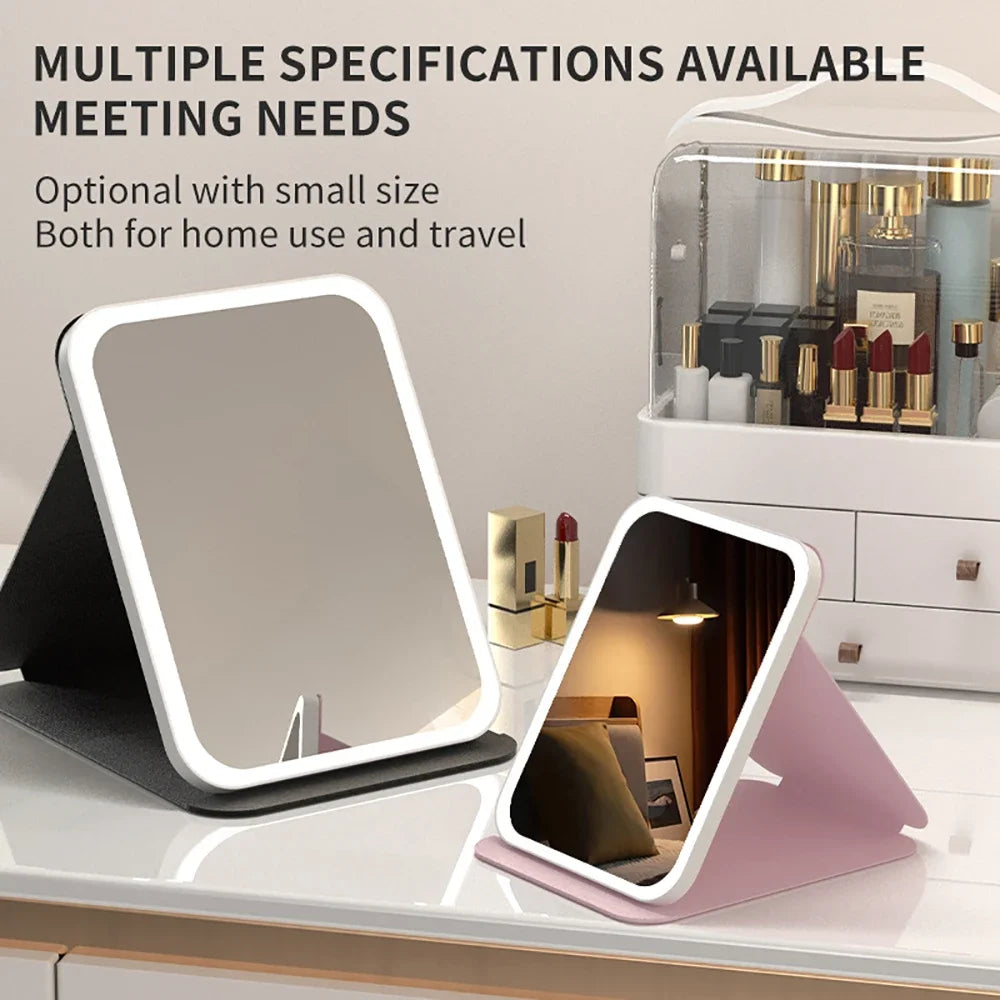 LED Dimmable Makeup Mirror with Adjustable Brightness - Smarsty