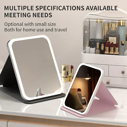 LED Dimmable Makeup Mirror with Adjustable Brightness - Smarsty