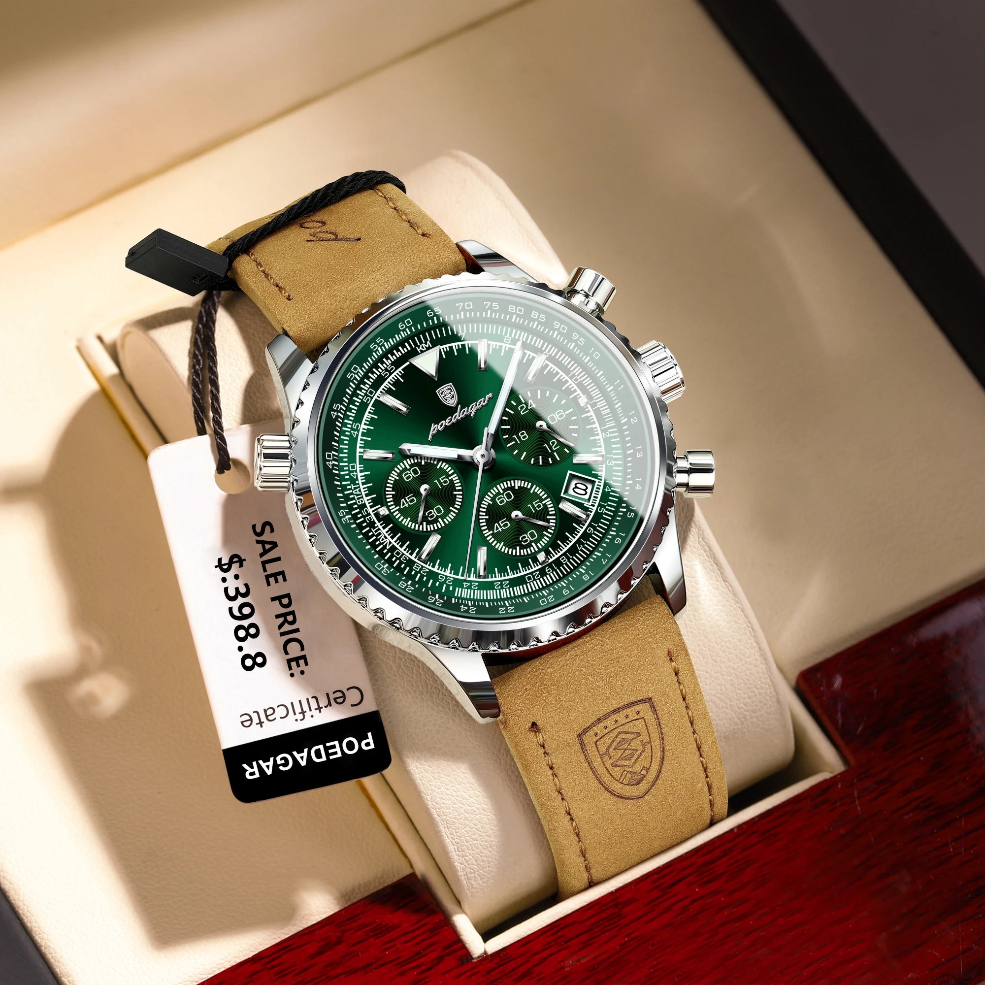 Luxury Waterproof Quartz Chronograph Watch for Men - Smarsty