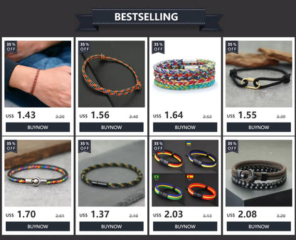 Handmade Adjustable String Bracelet for Unisex Friendship - Smarsty
