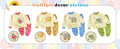 Summer cotton cartoon casual childrens set Baby Clothes girl girl boy T-shirt+shorts 2 pieces of 0-4-year-old childrens clothing by Smarsty