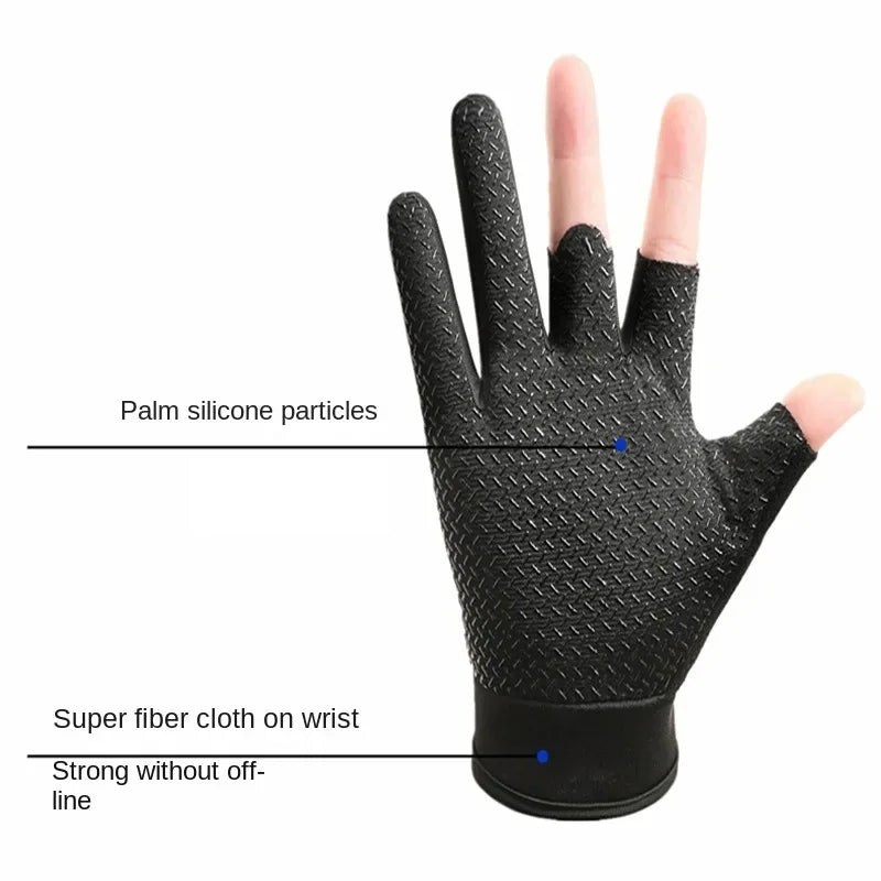 Men's Summer Fishing Gloves Breathable Anti Slip Protection - Smarsty