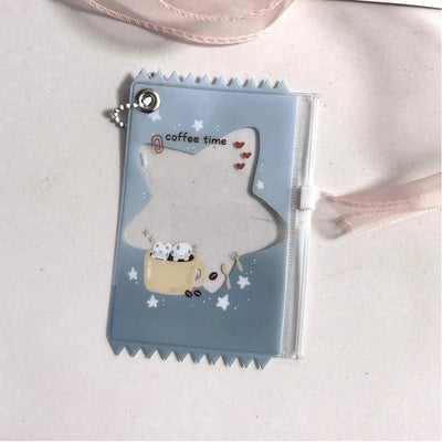 INS Transparent Candy Bag Badge Holder Korean Photocard Holder Display Bag Pendant Idol Photo Card Protective Cover Card Holder - Smarsty
