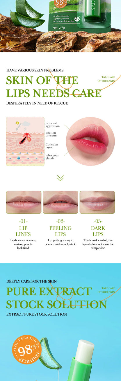 SADOER Aloe Lip Balm for Nourishing and Hydrating Lips - Smarsty