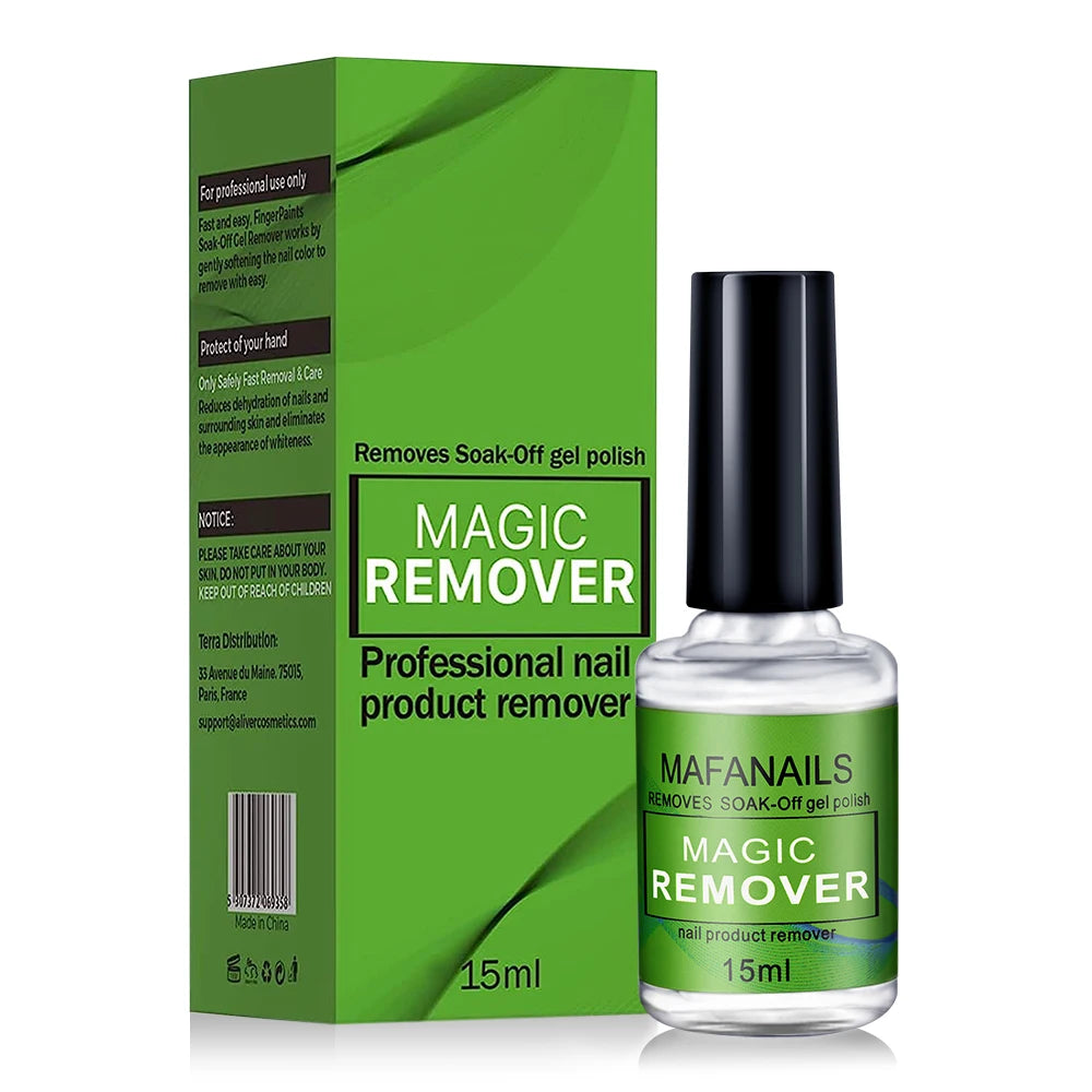 Quick Soak Off Nail Gel Remover 15ml Non-Irritating - Smarsty