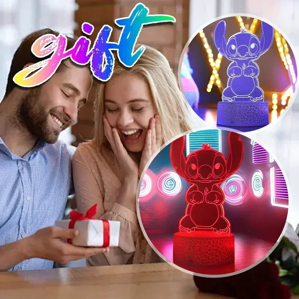 3D Illusion LED Night Light with Remote Control - Smarsty