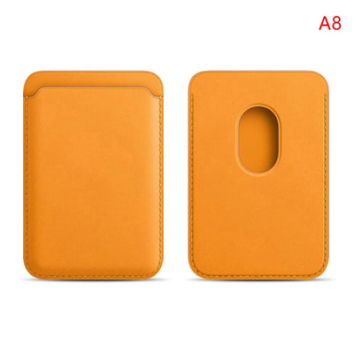 MagSafe Leather Wallet Case With Card Holder For iPhone - Smarsty