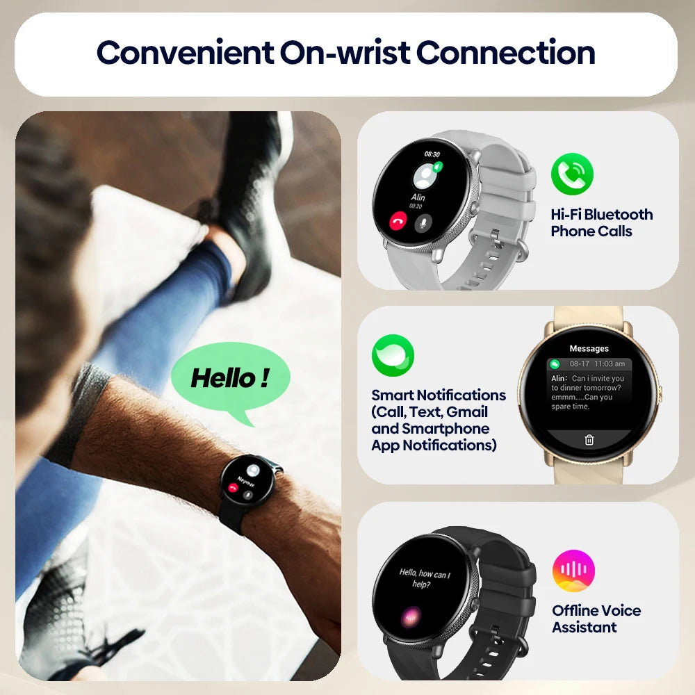 Zeblaze GTR 3 Pro Smart Watch With Voice Calling - Smarsty