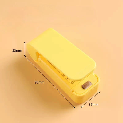 1pc Mini Handheld Snack Sealer,Compact ABS Plastic Bag Sealer for Freshness, Easy-to-Use Kitchen Gadge,Portable Sealer Packaging by Smarsty