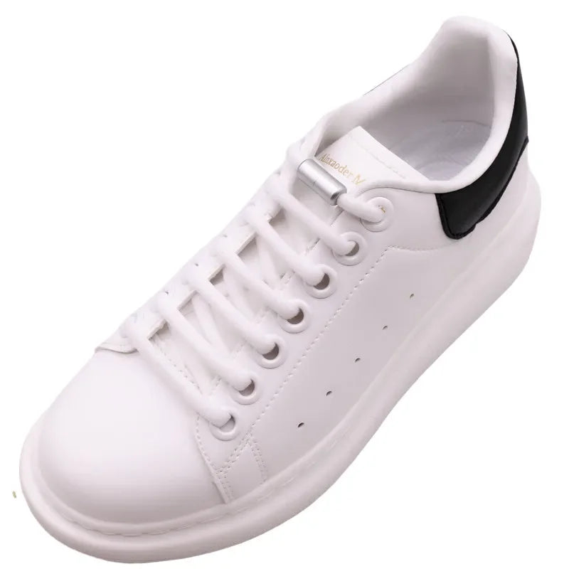1Pair Elastic Lazy Shoelaces No Tie Shoe Laces Sneakers Flats Shoelaces for Kids Adult Quick Shoelace Fit All Shoes Freeshipping