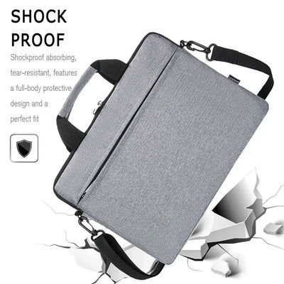Zippered Laptop Sleeve Case With Shoulder Bag 14 Inch - Smarsty