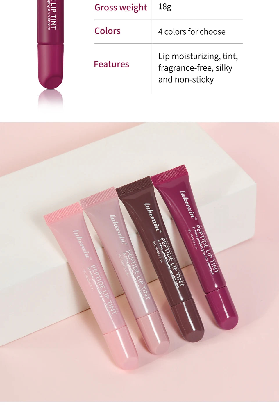 Moisturizing Lip Glaze Oil for Hydrated Lips - Smarsty