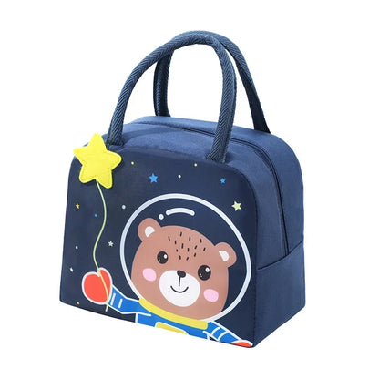 Cartoon Kids Lunch Bag With Thermal Insulation Waterproof - Smarsty