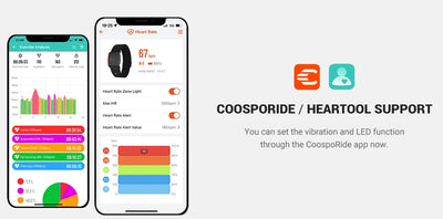 COOSPO HW9 Armband Heart Rate Monitor with HR Zones/Calories HRM Sensor for Fitness Cycling BLE5.0 ANT+ for Peloton,Zwift,Wahoo by Smarsty