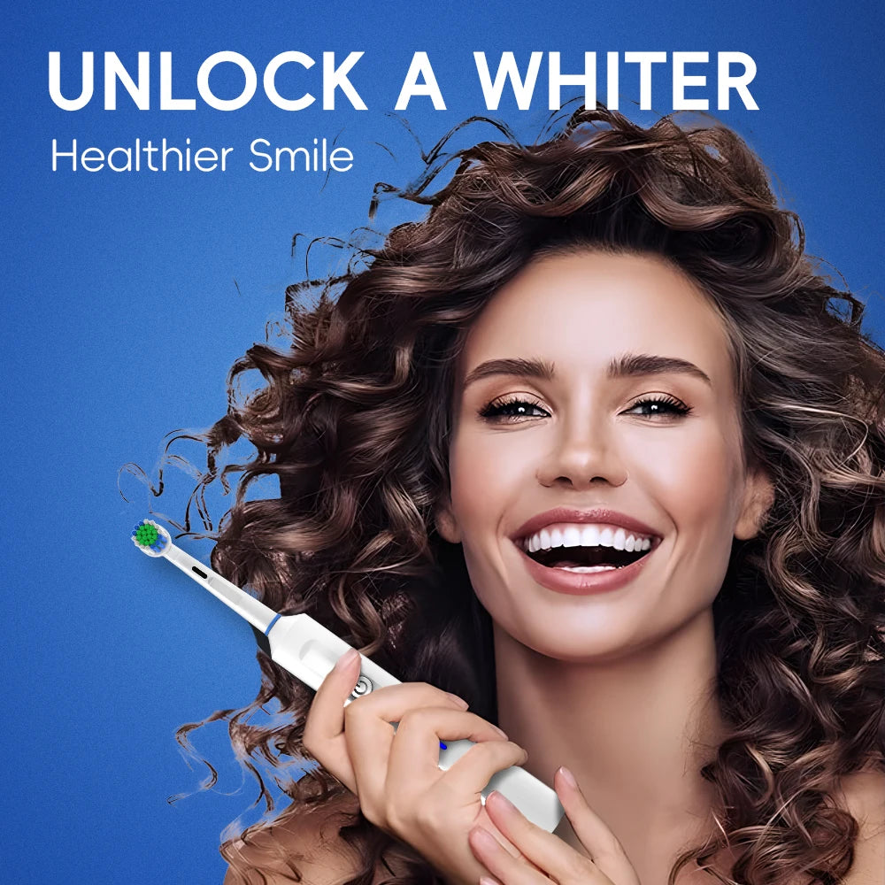 Rotating Electric Toothbrush with Timer and Travel Case - Smarsty