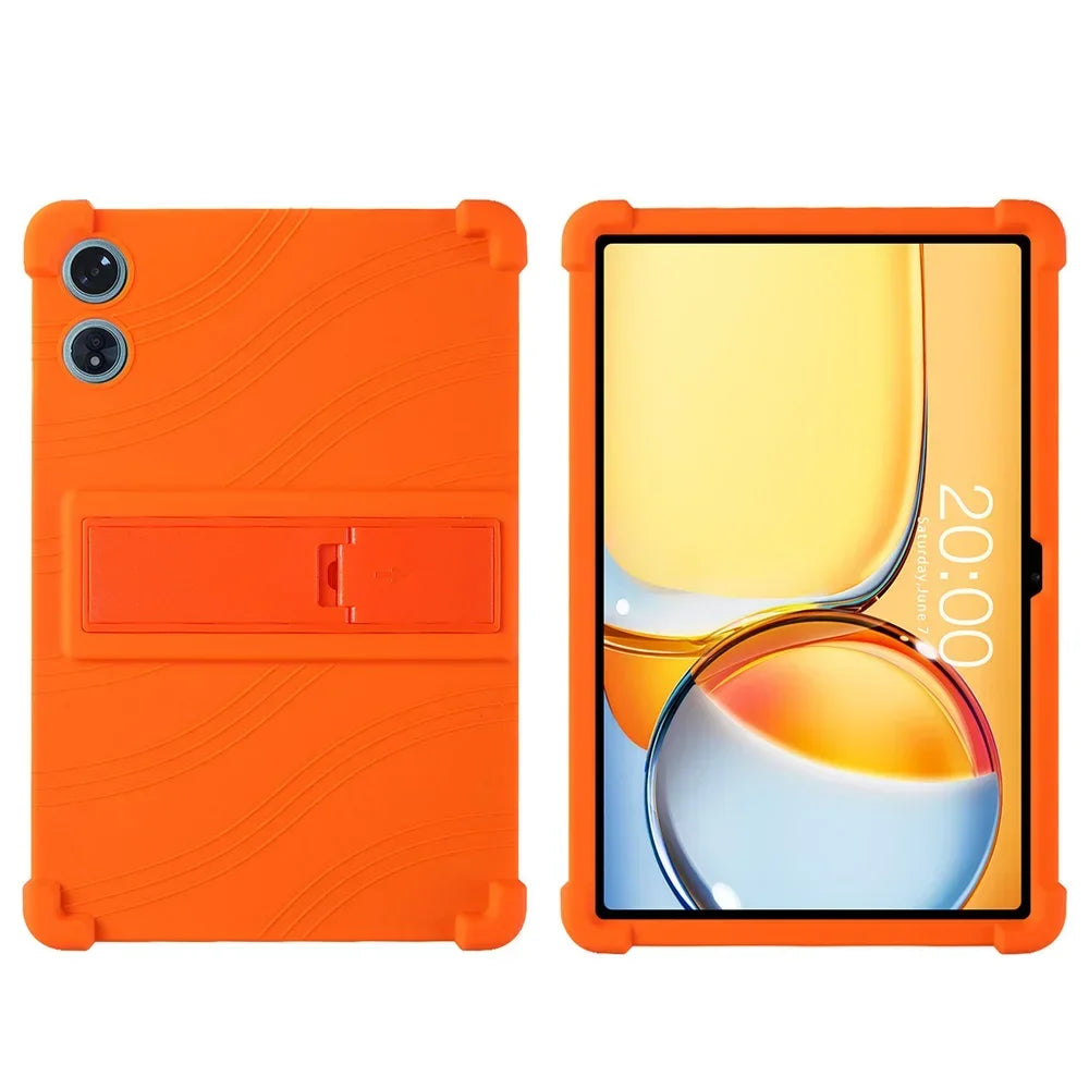 For Teclast P50 AI Tablet 11" Android 15 Case Shockproof Cover Soft Silicon Stand Protective Shell