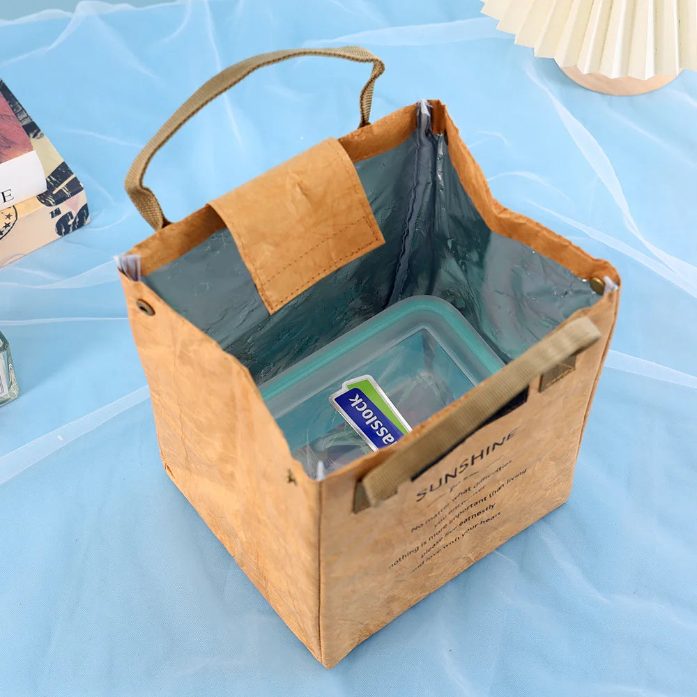 Waterproof Insulated Lunch Bag With Thick Aluminum Foil - Smarsty