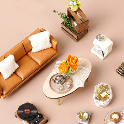 Wooden Doll House 3D Puzzle Assembly Building Model Kit Production Small Room Toys Home Bedroom Decoration With Furniture Light