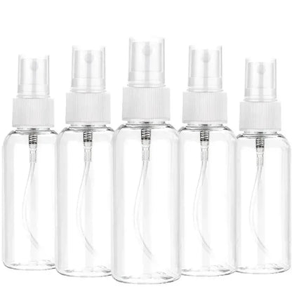 Refillable Clear Plastic Spray Bottles for Travel - Smarsty